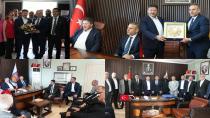 Türkiye Şoförler ve Otomobilciler Federasyonu Başkanı Yiğiner, Dolayoba Şoförler Esnaf Odası'nı Ziyaret Etti